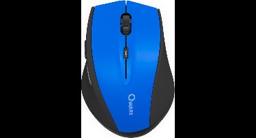 Qware Office - Muis - Draadloos - Duimsteun - Bolton - 800-1200-1600 DPI - Blauw