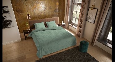 Pure dekbedovertrek bloemen - Lits jumeaux 240x200/220 cm - Lichtsalie - Microvezel