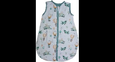 Zomerslaapzak Muslin 56-62cm 0.5 TOG Katoen 100% Lichtgewicht