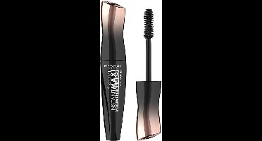 Deborah Milano 24ORE Instant Maxi Volume Mascara Extra Black – Volume-Boostende Mascara Met Ceramiden & Fibers – Maxi Brush Voor Direct Dikker, Langere & Gecurlde Wimpers – Intens Gepigmenteerde Kleur Voor Een WOW Oogopslag