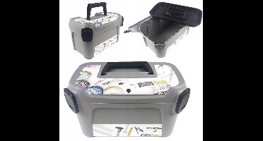 Grijze Gereedschapskist met Handvat - Robuust en Universeel