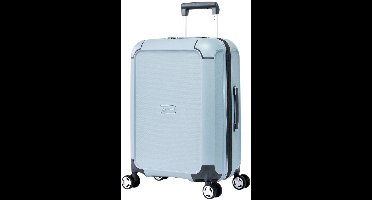 Eminent AEGIS - 4-wiel cabine trolley 55 cm uitgebreid (lichtblauw)