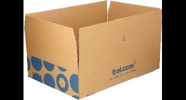 bol.com verzenddoos - 49x33x10 cm - 450 stuks - Autolock bodem - Zonder plakstrip - 1 pallet