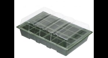 Nature - Mini-kweekbak (4 st.) - H10,5 x 35 x 23,5cm - groen - kweken