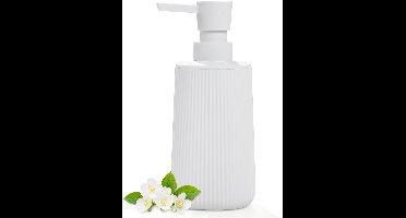 Boraboi® Stijlvolle witte kunststof zeepdispenser voor badkamer en keuken