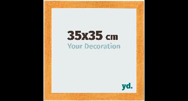Your Decoration - Fotolijst 35x35 cm - MDF - Oranje - Pisa