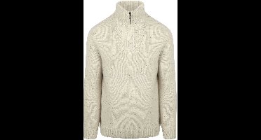 McGregor Half Zip Trui Lamswol Blend Ecru - Maat XL - Heren - Pullovers