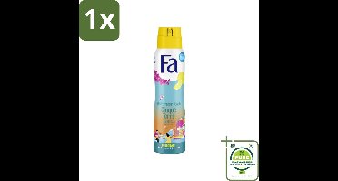 1 x Fa - Deodorant Spray - Mediterranean Jewels - Orchidee & Citrus - 48 uur Bescherming - 150 ml - Deodorant Spray - Fa - Mediterrane Geur - Orchidee - Citrus