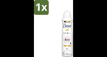 1 x Dove - Deodorant - Spray Invisible Dry - Onzichtbare bescherming - 250 ml - Onze Zichtbare Vlekken - Onzichtbare Frisheid - Deodorant Spray - Zweet En Geur Bescherming - 250 Ml Deodorant