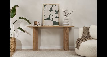 Asir - Dressoir - Eiken - 150 x 35 x 75 cm - 100% melamine gecoat spaanplaat