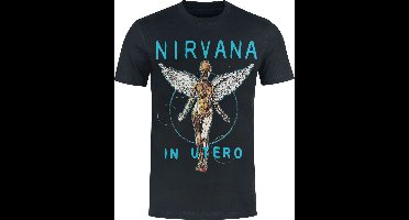 Nirvana Utero Tracklist Heren T-shirt - zwart - M