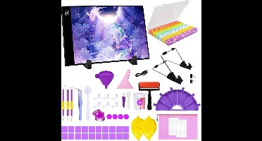 LED Light Pad A4 voor Diamond Painting en Tekenen - Dimbaar met 3 Helderheidsniveaus en USB