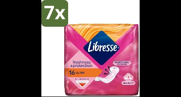 Libresse – Inlegkruisjes – Invisible Normal 3 mm – 16 Inlegkruisjes - Bulkverpakking - 7 stuks