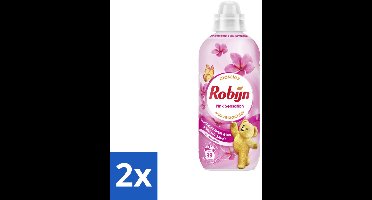 2 x Robijn – Wasverzachter – Pink Sensation – 780 ml - Wasverzachter - Wasgeur - Frisheid - Textielgevoel - Kleding Verzorgen