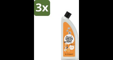 Marcel's Green Soap - Toiletreiniger - Sinaasappel & Jasmijn - Krachtige frisheid - Bulkverpakking - 3 stuks