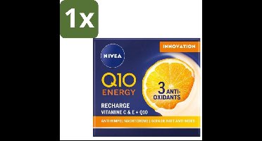 NIVEA – Nachtcrème – Q10 Energy Recharge – 50 ml - 1 stuk