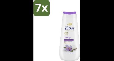 Dove Douchecrème - Relaxing - Kokos & Jasmijn - 225 ml - Bulkverpakking - 7 stuks