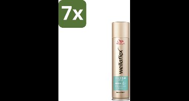 7 x Wella – Flex Invisible Hold – Haarspray Extra Strong – 250 ml - Haarspray - Haar Fixatie - Flexibele Hold - Extra Sterke Hold - Natuurlijke Look