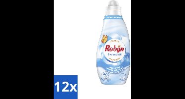 12 x Robijn – Vloeibaar Wasmiddel – Klein & Krachtig Classics Stralend Wit - 665 ml - Wit Wasmiddel - Wit En Licht Was - Wasmiddel Voor Wit - Wasmiddel Tegen Vergeling - Koud Wasmiddel