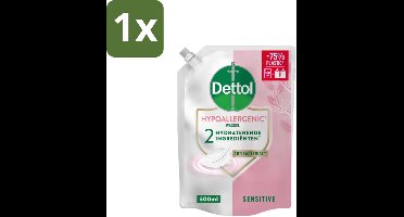 Dettol - Handzeep Navulling - Hypoallergenic - Sensitive - 500 ml - 1 stuk