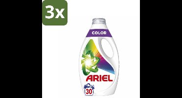 Ariel - Vloeibaar Wasmiddel - Color - 30 Wasbeurten - 1350 ml - Bulkverpakking - 3 stuks