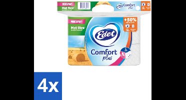 Edet – Toiletpapier – 3-Laags - Voordeelverpakking - 4 stuks