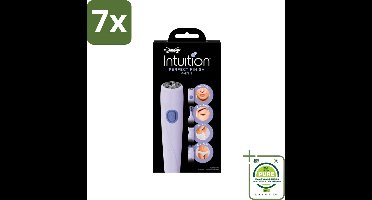 7 x Wilkinson Sword - Trimmer - Intuition Perfect Finish 4-in-1 - Gezicht en Lichaam - 1 scheerapparaat - Grootverpakking - Scheerapparaat - Trimmer - Wenkbrauwtrimmer - Ontharingsapparaat - Gezichtshaar