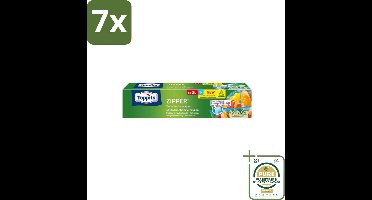 7 x Toppits – Zipper Multifunctionele Zakken – 3 Liter – 8 Zakjes - Grootverpakking - Koffiezetapparaat