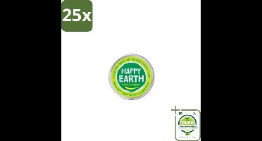 25 x Happy Earth – Deodorant Balm – 100% Natuurlijk Bergamot – 45 g - Grootverpakking - Deodorant Bergamot - Natuurlijke Deodorant - Huidvriendelijke Deodorant - Vegan Deodorant - Mineralen Zouten