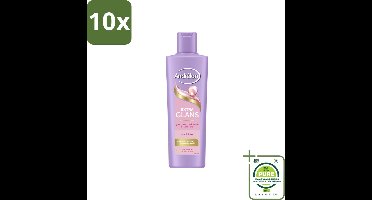 10 x Andrélon – Shampoo – Extra Glans – 250 ml - Grootverpakking - Glans Haar - Stralend Haar - Zacht Haar - Verzorgd Haar - Dof Haar