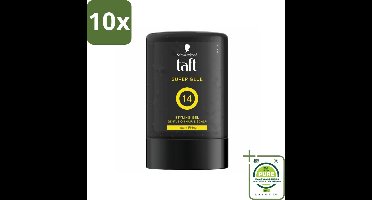 10 x Taft - Super Glue 14 - Styling Gel - Ultieme stevigheid - 300 ml - Grootverpakking - Haargel - Super Glue Hold - Taft - Mannenhaar - Extreme Fixatie