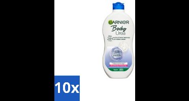 10 x Garnier - Body - Bodylotion - Urea - Gladmakend - Karitéboter - 400 ml - Bodylotion - Droge Huid - Hydratatie - Urea - Karitéboter