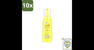 10 x Zwitsal - Milde Baby Wasschuim - Gevoelige Babyhuid - 200 ml - Grootverpakking - Baby Badschuim - Zwitsal Baby Schuim - Gevoelige Babyhuid - Mild Baby Badschuim - Babyhuid Verzorging