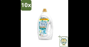 10 x Frisse Reus - Vloeibaar Wasmiddel - Lotus - Witte Was - 100 Wasbeurten - Grootverpakking - Witte Was - Vlekverwijdering - Frisheid - Wasbeurt - Wasmiddel