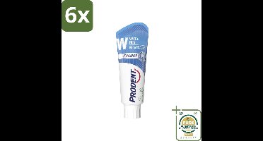 Prodent – Tandpasta – Wit + Fris – Complete Bescherming – 75 ml - Voordeelverpakking - 6 stuks - Vlekverwijdering - Wittere tanden