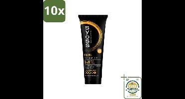 10 x Syoss - Curl Control - Gel - Voor Gedefinieerde Krullen - 250 ml - Grootverpakking - Krullen Stylen - Krullen Fixeren - Krullen Controleren - Krullen Verzorgen - Krullen Gedefinieerd Maken