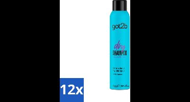 Got2B - Droogshampoo - Fresh & Fabulous Volume - 200 ml - Voordeelverpakking - 12 stuks