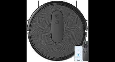 RVV® Robotstofzuiger met app - Robotstofzuiger - Robotstofzuiger huisdieren - Zwary - 26cm x 26cm x 6cm