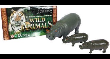 PIA Soft Toys – Nijlpaard Speelfiguur Plastiek – Zak – Dierenfiguur