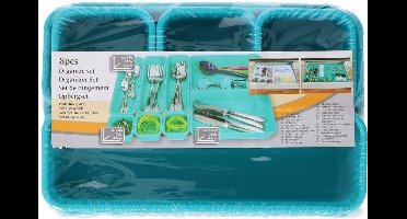 Tom Ladeverdeler 47 X 31 X 4,5 Mm Pvc Blauw 8-delig