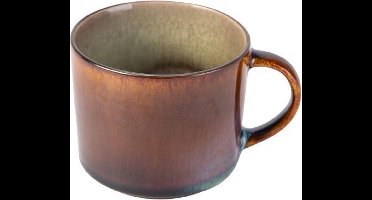 Cosy & Trendy Koffiekopje Quintana Green – 220 ml – Bevat 1 koffiekopje – Groene aardewerk met unieke textuur – Vaatwasser- en Magnetronbestendig