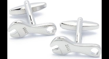 Manchetknopen - Moersleutel Waterpomptang Zilverkleurig