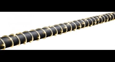 Konstsmide 3090 - Feestverlichting - mini ropelight transparant 260 lamps LED - 2000 cm - 4.5V - voor buiten - warmwit