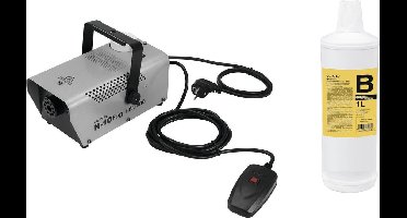EUROLITE Set N-10 silver + B2D Basic smoke fluid 1l
