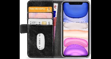 Mobilize Elite Gelly Wallet Apple iPhone 11 Hoesje Book Case Zwart