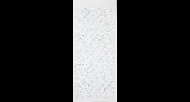 Stickers Wit - Konfirmation Stickers - Zelfklevende Plakstickers - DIY Feestelijke Stickervellen - Scrapbooking & Kaarten Maken - 10x23 cm