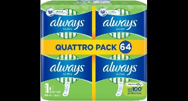 Always Maandverband Ultra Normal 64 stuks