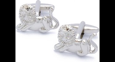 Manchetknopen - Leeuw Zilverkleurig