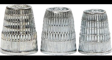 Vingerhoedjes, d 15+16+17 mm, 3 stuk/ 1 doos