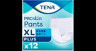 TENA ProSkin Pants Plus | Incontinentiebroekjes Extra Large 12 stuks